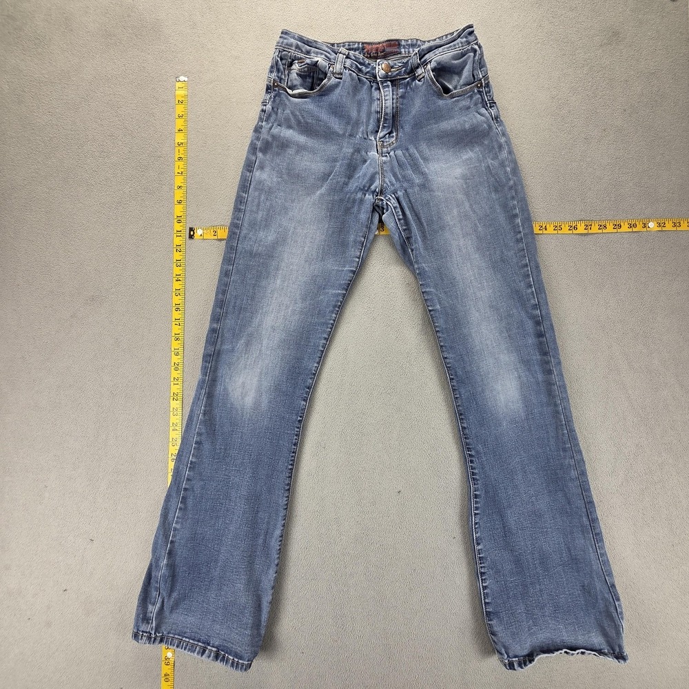 Diesel Jeans Womens Blue High Waist Bootcut Flare Medium Wash Stretch Fits 24x32